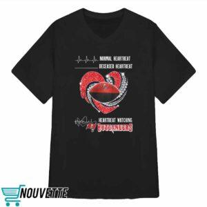 Normal Heartbeat Deceased Heartbeat Heartbeat Watching Buccaneers Shirt 1 Normal Heartbeat Deceased Heartbeat Heartbeat Watching Buccaneers Shirt