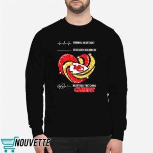 Normal Heartbeat Deceased Heartbeat Heartbeat Watching Chiefs Shirt