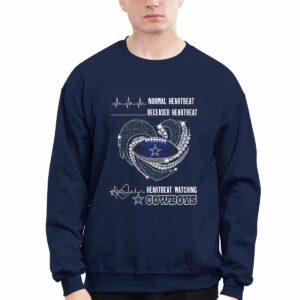 Normal Heartbeat Deceased Heartbeat Heartbeat Watching Cowboys Shirt 2 Normal Heartbeat Deceased Heartbeat Heartbeat Watching Cowboys Shirt