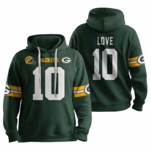 Packers 10 Love Football Unisex Blanket Hoodie