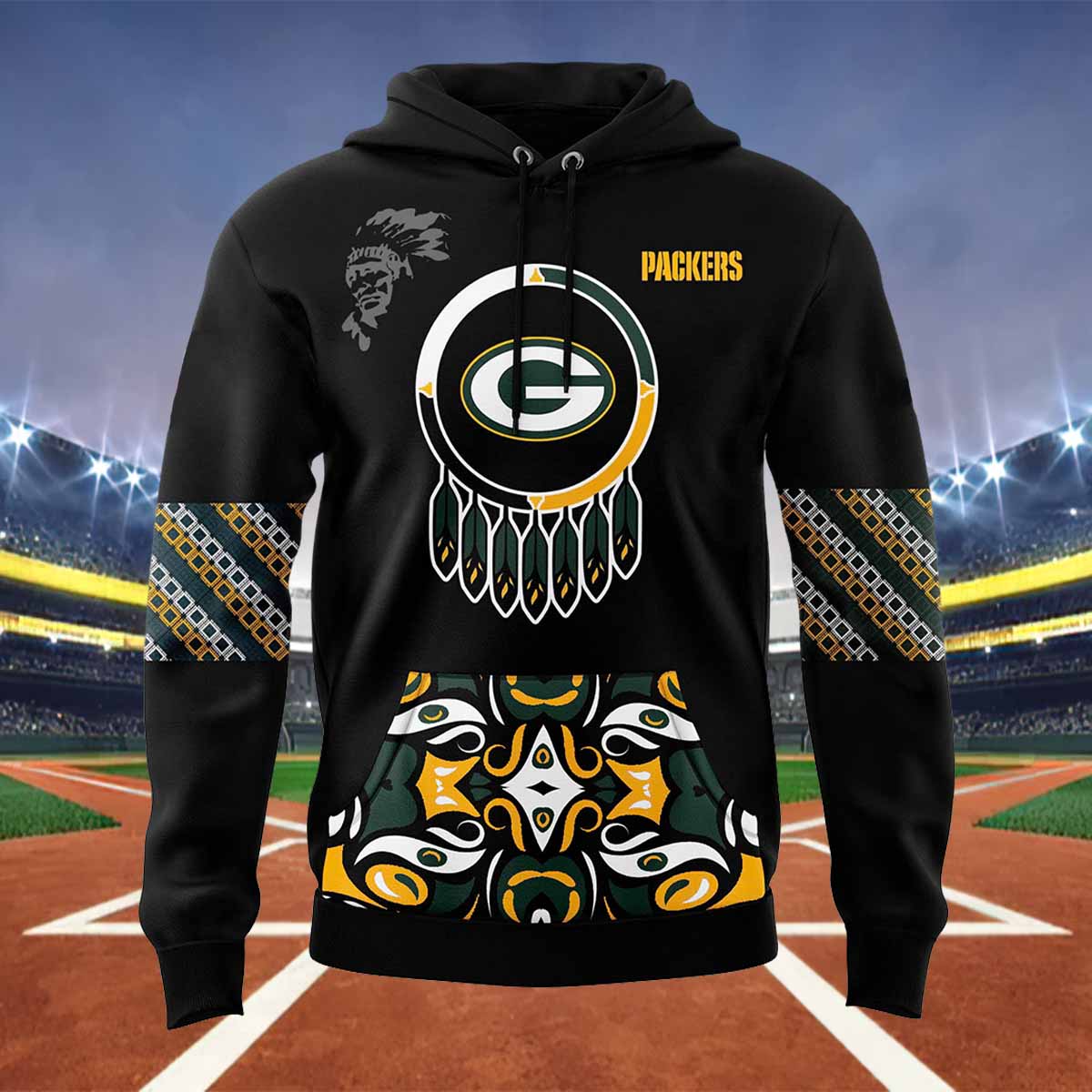 Packers 2024 Native American Heritage Month Hoodie Packers 2024 Native American Heritage Month Hoodie