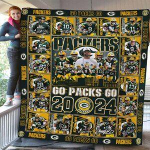 Packers Go Packs Go 2024 Blanket