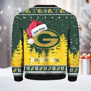 Packers Symbol Wearing Santa Claus Hat Ho Ho Ho Sweater 1 Packers Symbol Wearing Santa Claus Hat Ho Ho Ho Sweater