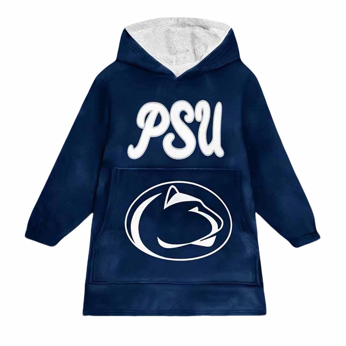 Penn State For The Glory Football Unisex Blanket Hoodie Penn State For The Glory Football Unisex Blanket Hoodie