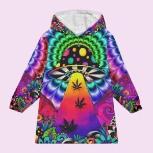 Psychedelic Mushroom Blanket Hoodie