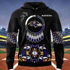 Ravens 2024 Native American Heritage Month Hoodie Ravens 2024 Native American Heritage Month Hoodie