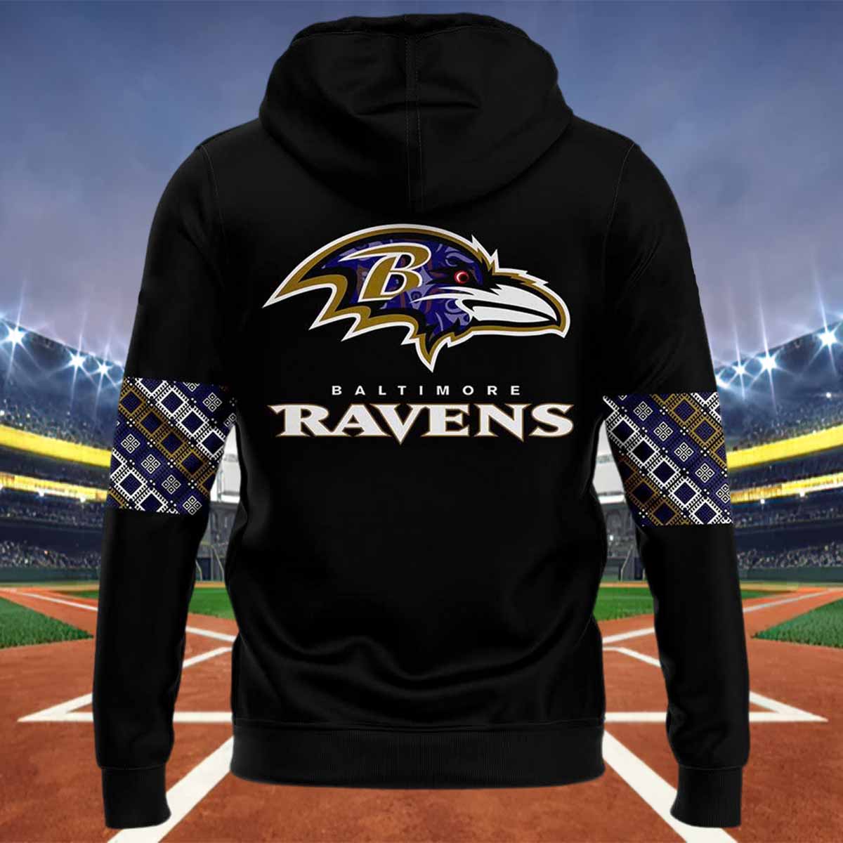 Ravens 2024 Native American Heritage Month Hoodie Ravens 2024 Native American Heritage Month Hoodie