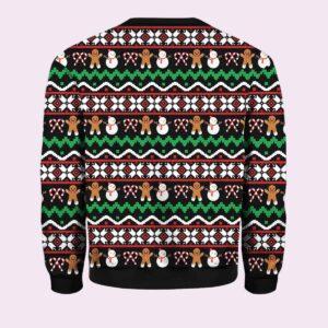 Santa Claus Riding A Lobster Ugly Christmas Sweater