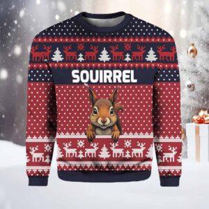 Squirrel Ugly Christmas Sweater