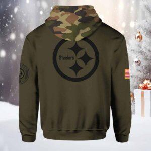 Steelers 2024 Salute To Service Camo Hoodie