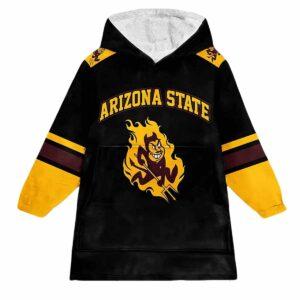 Sun Devils Football Unisex Blanket Hoodie Sun Devils Football Unisex Blanket Hoodie