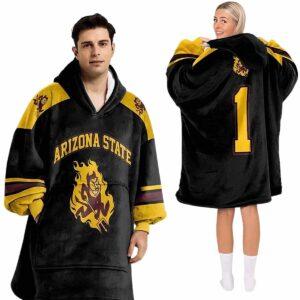 Sun Devils Football Unisex Blanket Hoodie