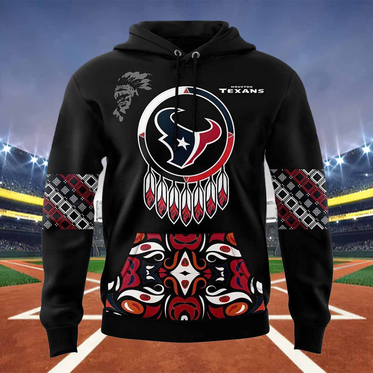 Texans 2024 Native American Heritage Month Hoodie Texans 2024 Native American Heritage Month Hoodie