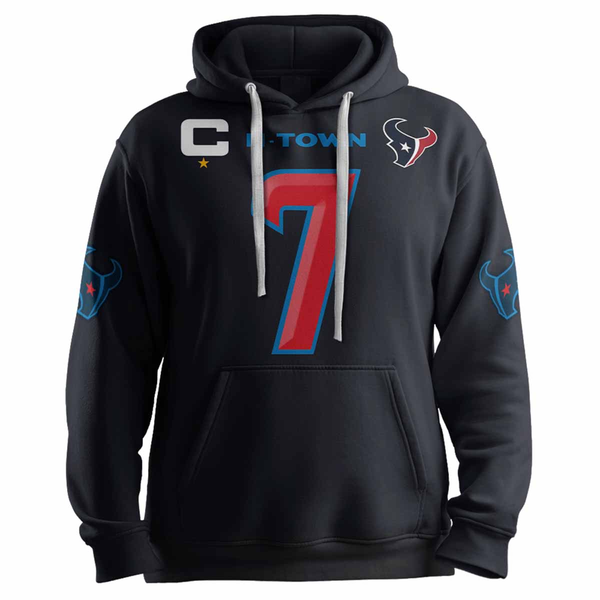 Texans Stroud 7 Football Hoodie Blanket Texans Stroud 7 Football Hoodie Blanket