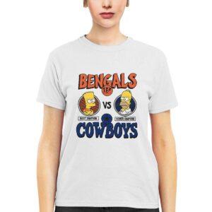 The Simpsons x Bengals Vs Cowboys Shirt The Simpsons x Bengals Vs Cowboys Shirt