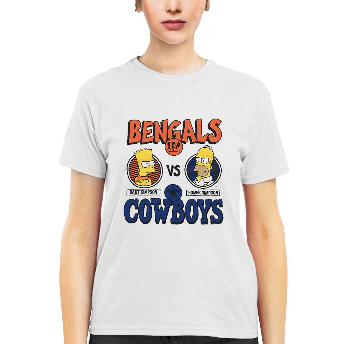 The Simpsons x Bengals Vs Cowboys Shirt The Simpsons x Bengals Vs Cowboys Shirt