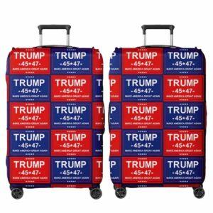 Trump 45 47 Make America Great Again Luggage Cover