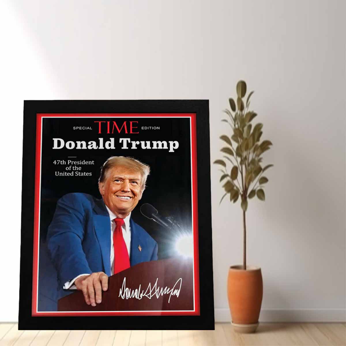 Trump 47th President Of The United States Time Poster Trump 47th President Of The United States Time Poster