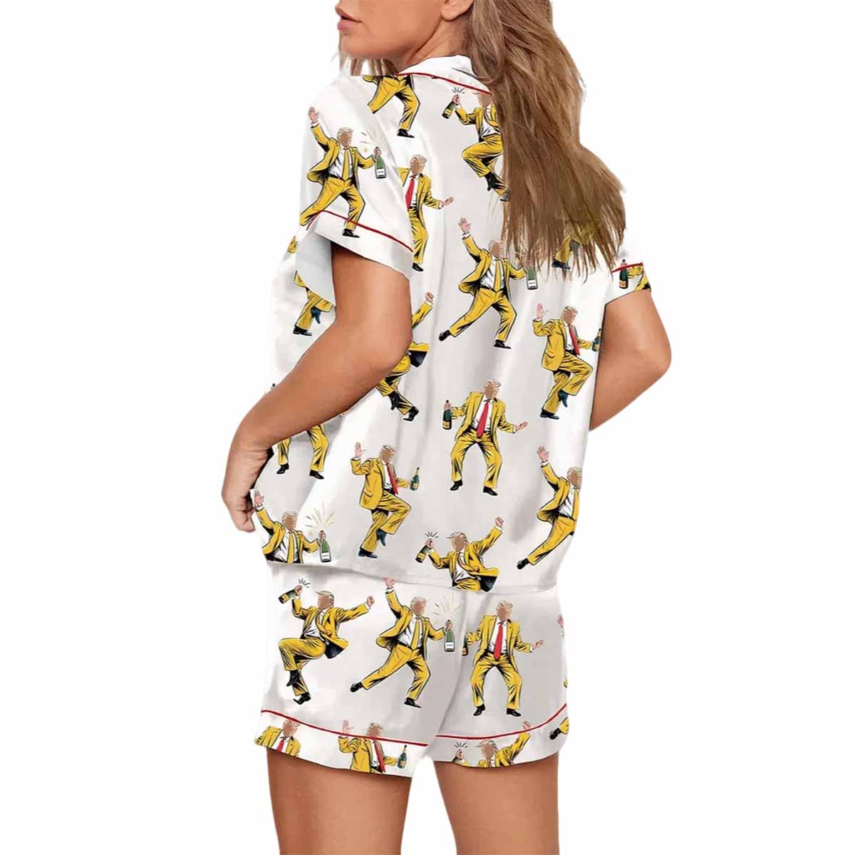 Trump Dancing New Year New America Pajama Set Trump Dancing New Year New America Pajama Set