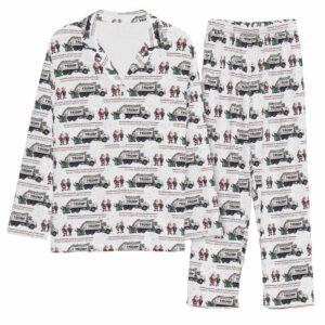 Trump Garbage Truck Make Christmas Great Again Pajama Set