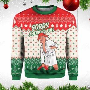 Trump Sorry Americas Full Ugly Christmas Sweater Trump Sorry Americas Full Ugly Christmas Sweater