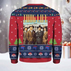 Trump Thug Life Christmas Ugly Christmas Sweater