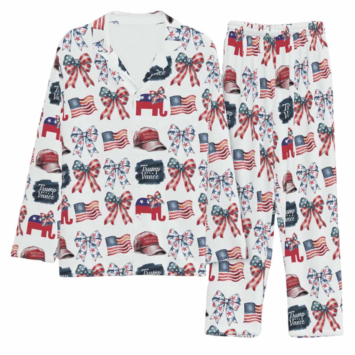 Trump Vance Coquette Pajama Set Trump Vance Coquette Pajama Set