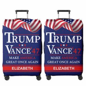 Trump Vance Make America Great Once Again Luggage Cover