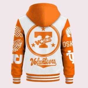 Volunteers Football Hooded Baseball Jacket 1 Volunteers Football Hooded Baseball Jacket