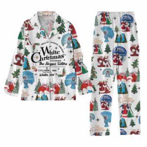 White Christmas Cozy And Festive Tribute To The 1954 Holiday Pajama Set