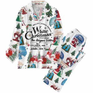 White Christmas Cozy And Festive Tribute To The 1954 Holiday Pajama Set
