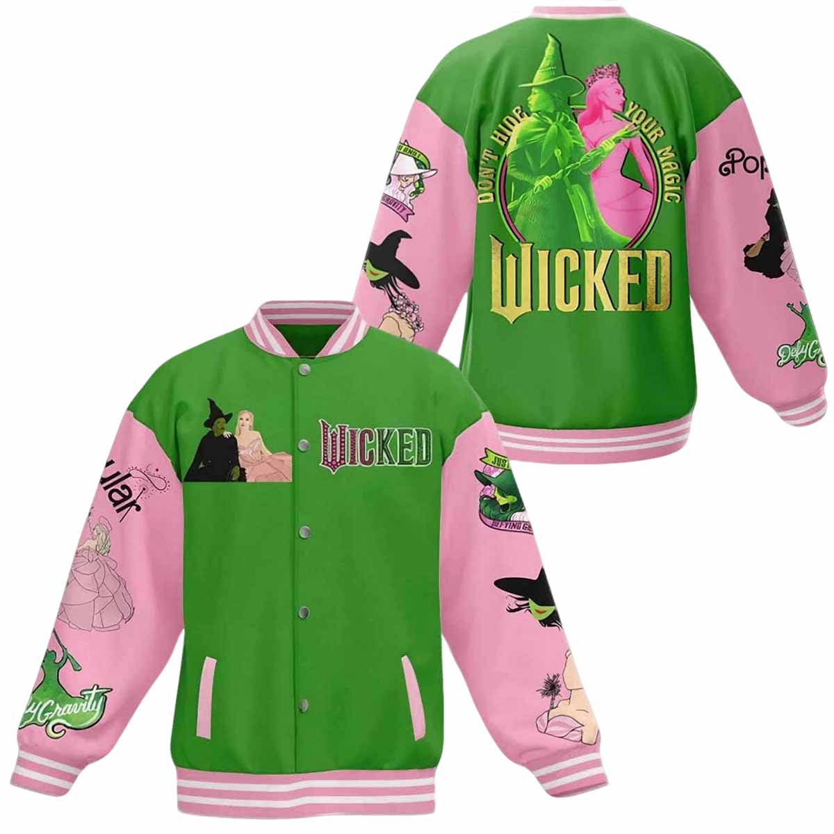 Wicked The Musical Special Varsity Jacket Wicked The Musical Special Varsity Jacket