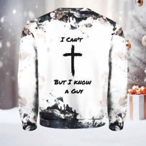 Women's I Can't But I Know A Guy Print Round Neck Sweatshirt 1 Women's I Can't But I Know A Guy Print Round Neck Sweatshirt