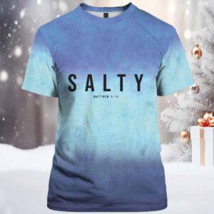 Women’s Salty Matthew 5 13 Printed V-Neck Shirt Women’s Salty Matthew 5 13 Printed V-Neck Shirt