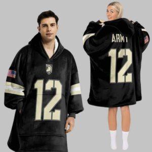 Army 12 Football Unisex Blanket Hoodie