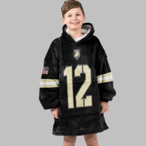Army 12 Football Unisex Blanket Hoodie 1 Army 12 Football Unisex Blanket Hoodie