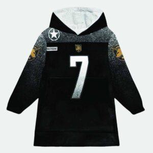 Army 7 Football Unisex Blanket Hoodie 1 Army 7 Football Unisex Blanket Hoodie