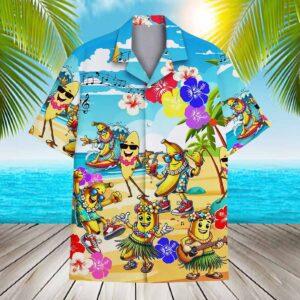 Banana Summer Beach Hawaiian Shirt
