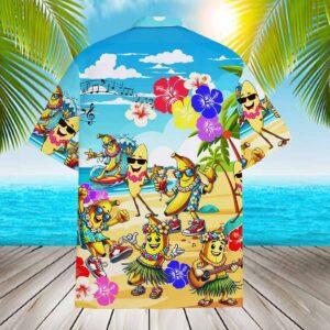 Banana Summer Beach Hawaiian Shirt