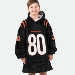 Bearcats 80 Iosivas Football Unisex Blanket Hoodie