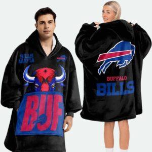 Bills Mafia Buf Football Blanket Hoodie
