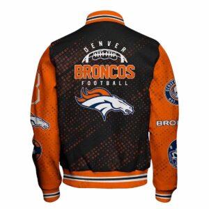 Broncos Football Varsity Bomber Jacket 1 Broncos Football Varsity Bomber Jacket