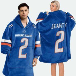 Broncos Jeanty 2 Football Unisex Blanket Hoodie