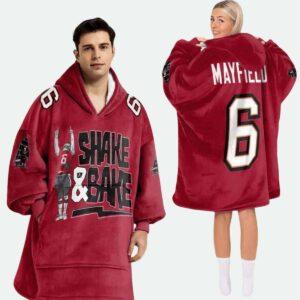 Buccaneers Shake And Bake Football Blanket Hoodie Buccaneers Shake And Bake Football Blanket Hoodie