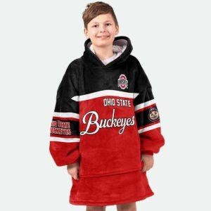 Buckeyes Football Unisex Blanket Hoodie