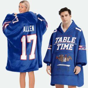 Buffalo Table Time Football Unisex Blanket Hoodie Buffalo Table Time Football Unisex Blanket Hoodie
