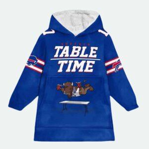 Buffalo Table Time Football Unisex Blanket Hoodie