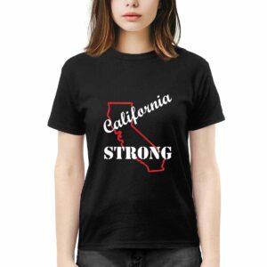 California Strong Map The Pacific Palisade Fire Shirt