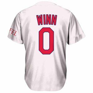 Cardinals Replica Masyn Winn Home White Jersey 2025 Giveaway