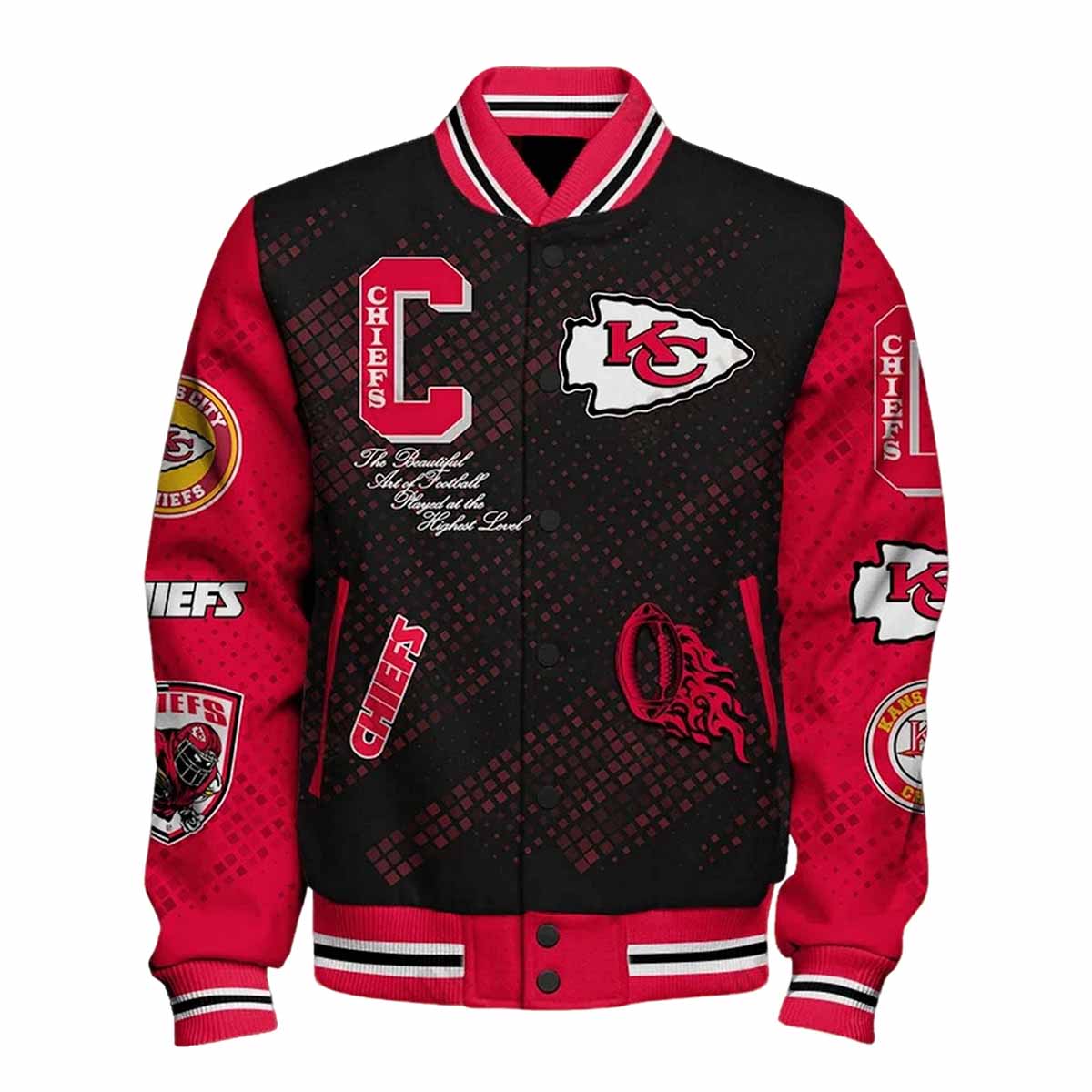 Chiefs Football Varsity Bomber Jacket Chiefs Football Varsity Bomber Jacket